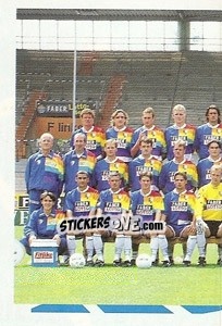Figurina Mannschaft links - German Football Bundesliga 1997-1998 - Panini