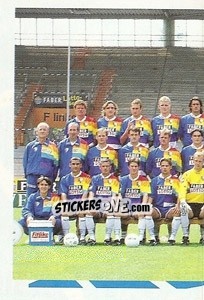 Sticker Mannschaft links - German Football Bundesliga 1997-1998 - Panini