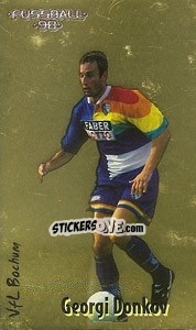 Sticker Georgi Donkov - German Football Bundesliga 1997-1998 - Panini