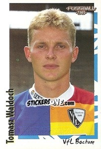 Cromo Tomasz Waldoch - German Football Bundesliga 1997-1998 - Panini
