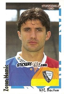 Sticker Zoran Mamic - German Football Bundesliga 1997-1998 - Panini