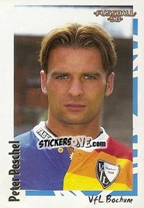 Sticker Peter Peschel - German Football Bundesliga 1997-1998 - Panini