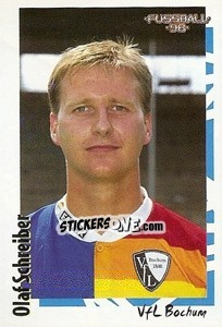 Sticker Olaf Schreiber - German Football Bundesliga 1997-1998 - Panini