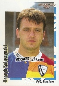 Sticker Henryk Baluszynski - German Football Bundesliga 1997-1998 - Panini
