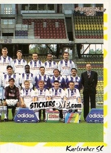 Sticker Mannschaft rechts - German Football Bundesliga 1997-1998 n. 140 - Panini