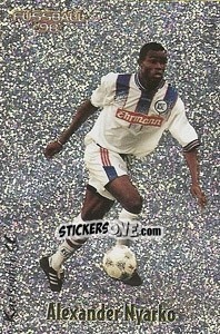 Sticker Alexander Nyarko - German Football Bundesliga 1997-1998 - Panini