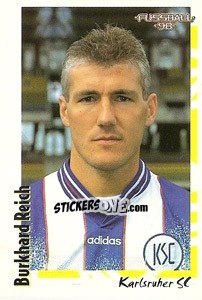 Cromo Burkhard Reich - German Football Bundesliga 1997-1998 - Panini