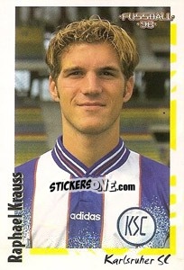 Sticker Raphael Krauss - German Football Bundesliga 1997-1998 - Panini