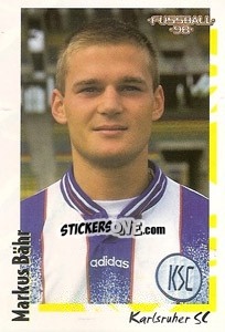 Sticker Markus Bähr - German Football Bundesliga 1997-1998 - Panini
