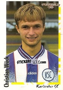 Sticker Christian Wück - German Football Bundesliga 1997-1998 - Panini