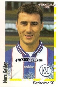 Sticker Marc Keller - German Football Bundesliga 1997-1998 - Panini