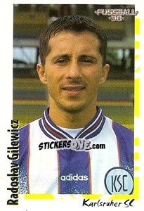 Sticker Radoslav Gilewicz - German Football Bundesliga 1997-1998 - Panini