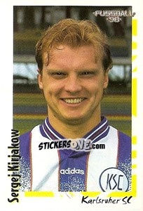 Figurina Sergej Kirjakow - German Football Bundesliga 1997-1998 - Panini