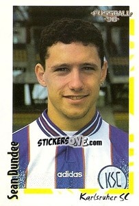 Sticker Sean Dundee - German Football Bundesliga 1997-1998 - Panini