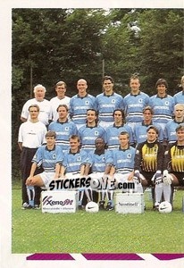 Sticker Mannschaft links - German Football Bundesliga 1997-1998 - Panini