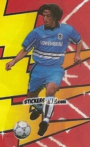 Sticker Besnik Hasi - German Football Bundesliga 1997-1998 - Panini