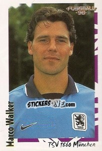 Sticker Marco Walker - German Football Bundesliga 1997-1998 - Panini