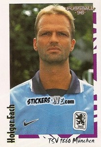 Sticker Holger Fach - German Football Bundesliga 1997-1998 - Panini