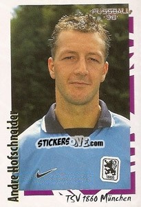 Sticker Andre Hofschneider - German Football Bundesliga 1997-1998 - Panini