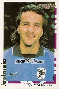 Sticker Jens Jeremies - German Football Bundesliga 1997-1998 - Panini