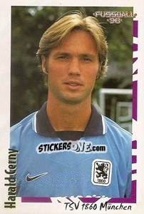 Cromo Harald Cerny - German Football Bundesliga 1997-1998 - Panini