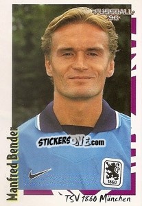 Sticker Manfred Bender - German Football Bundesliga 1997-1998 - Panini