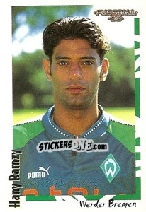 Sticker Hany Ramzy - German Football Bundesliga 1997-1998 - Panini