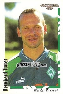 Cromo Bernhard Trares - German Football Bundesliga 1997-1998 - Panini