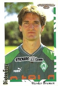 Sticker Dieter Frey - German Football Bundesliga 1997-1998 - Panini