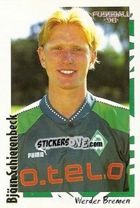 Sticker Björn Schierenbeck - German Football Bundesliga 1997-1998 - Panini
