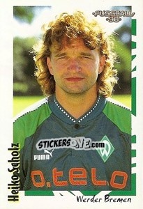 Cromo Heiko Scholz - German Football Bundesliga 1997-1998 - Panini
