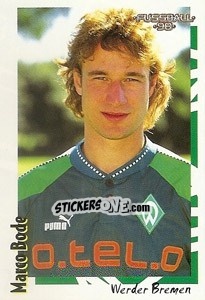 Cromo Marco Bode - German Football Bundesliga 1997-1998 - Panini