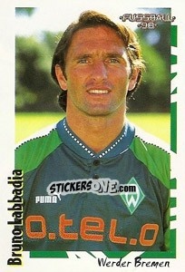 Cromo Bruno Labbadia - German Football Bundesliga 1997-1998 - Panini
