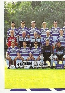 Sticker Mannschaft links - German Football Bundesliga 1997-1998 - Panini