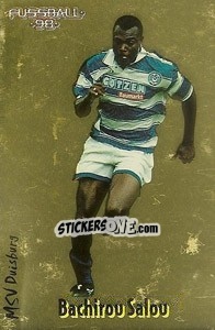 Figurina Bachirou Salou - German Football Bundesliga 1997-1998 - Panini