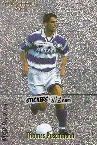 Sticker Dietmar Hirsch - German Football Bundesliga 1997-1998 - Panini
