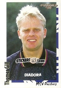 Sticker Thomas Gill - German Football Bundesliga 1997-1998 - Panini