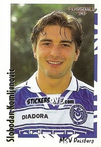 Figurina Slobodan Komljenovic - German Football Bundesliga 1997-1998 - Panini