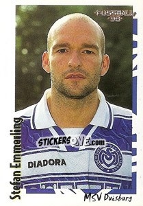 Cromo Stefan Emmerling - German Football Bundesliga 1997-1998 - Panini