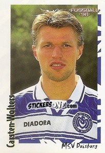 Cromo Carsten Wolters - German Football Bundesliga 1997-1998 - Panini