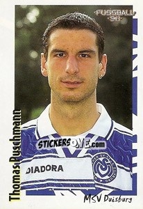 Sticker Thomas Puschmann - German Football Bundesliga 1997-1998 - Panini