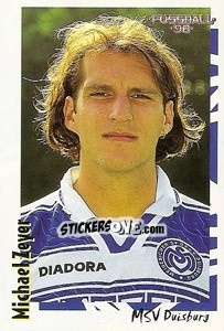Sticker Michael Zeyer - German Football Bundesliga 1997-1998 - Panini