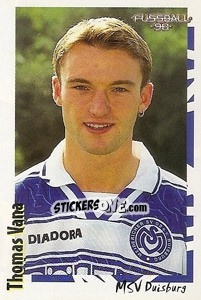 Sticker Thomas Vana - German Football Bundesliga 1997-1998 - Panini