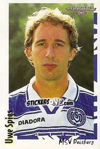 Sticker Uwe Spies - German Football Bundesliga 1997-1998 - Panini