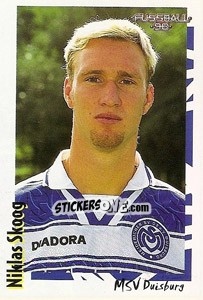 Sticker Niklas Skoog - German Football Bundesliga 1997-1998 - Panini