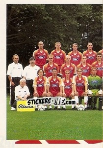 Sticker Mannschaft links - German Football Bundesliga 1997-1998 n. 247 - Panini