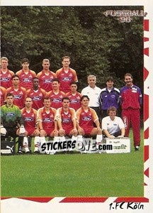 Cromo Mannschaft rechts - German Football Bundesliga 1997-1998 - Panini