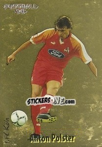 Sticker Anton Polster - German Football Bundesliga 1997-1998 - Panini