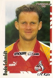 Sticker Bodo Schmidt - German Football Bundesliga 1997-1998 - Panini