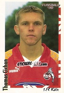 Sticker Thomas Cichon - German Football Bundesliga 1997-1998 - Panini